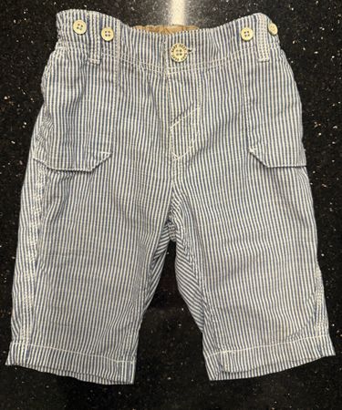 H&M Kinder Bermuda Hose gestreift Grösse 80 12-18M