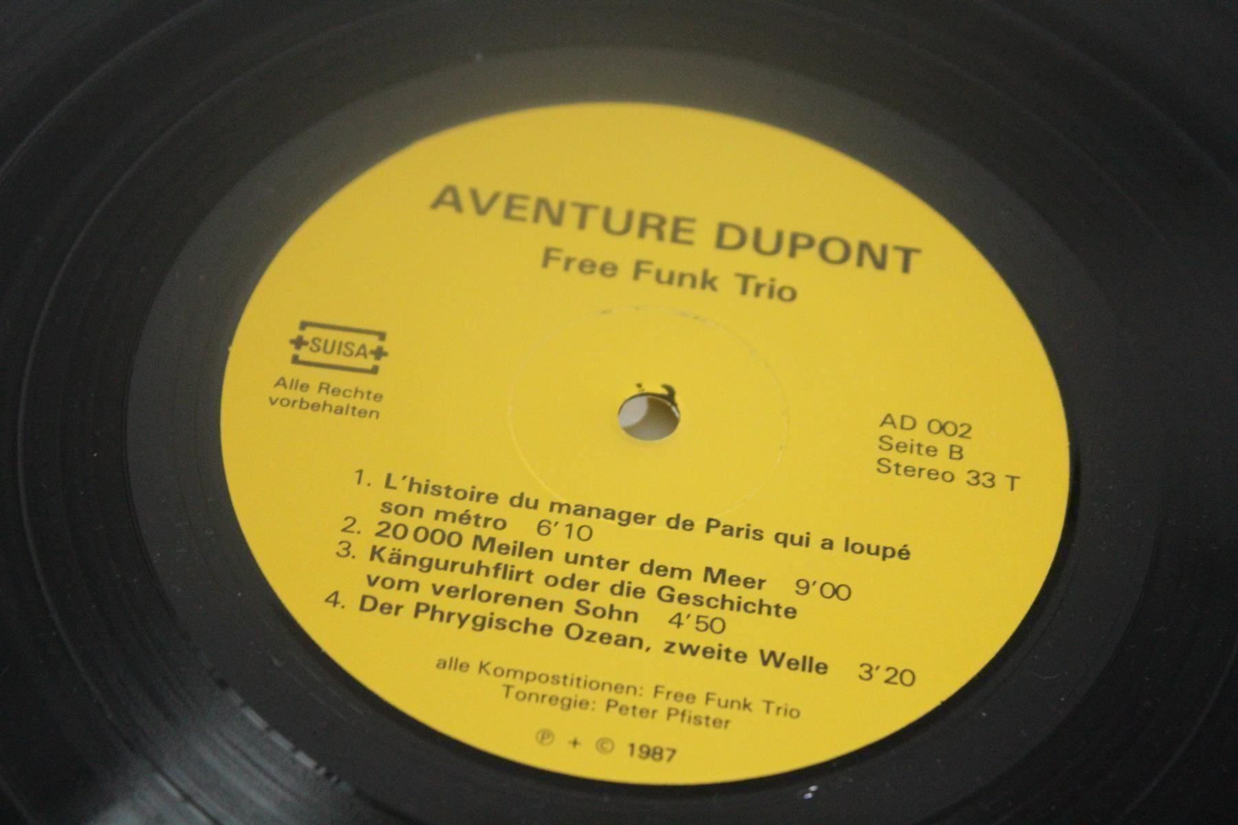 Accendini: FREE FUNK TRIO: Aventure Du Pont – Usato da Bern venduto da vinyl-heaven 8