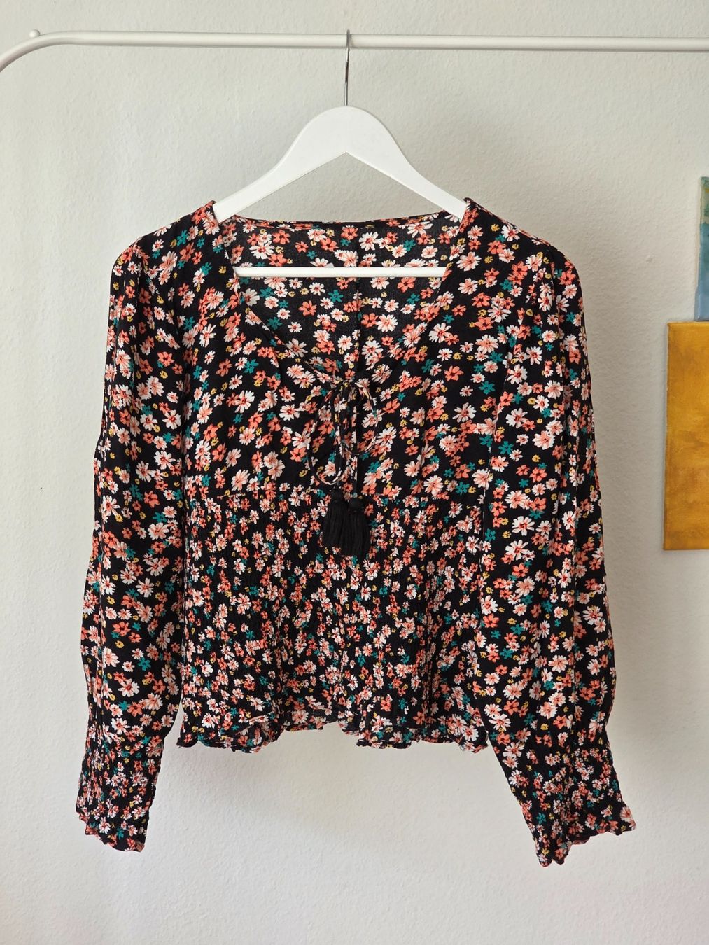 Camicette: Bluse Italien 100% Viskose Gr M Blumenmuster – Usato da Zürich venduto da tsu_76bc 1