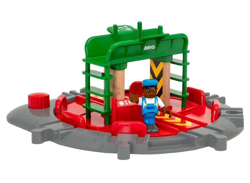 Brio Giocattoli: BRIO 33476 Lok-Drehscheibe mit Kontrollbrücke – Nuovo e nell'imballaggio originale da Oensingen venduto da Liquidations-Shop 5