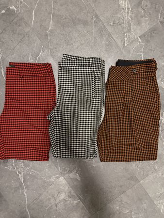 Hose, Gr. 40/42, kariert, Herbst, Yessica/Orsay, Top!