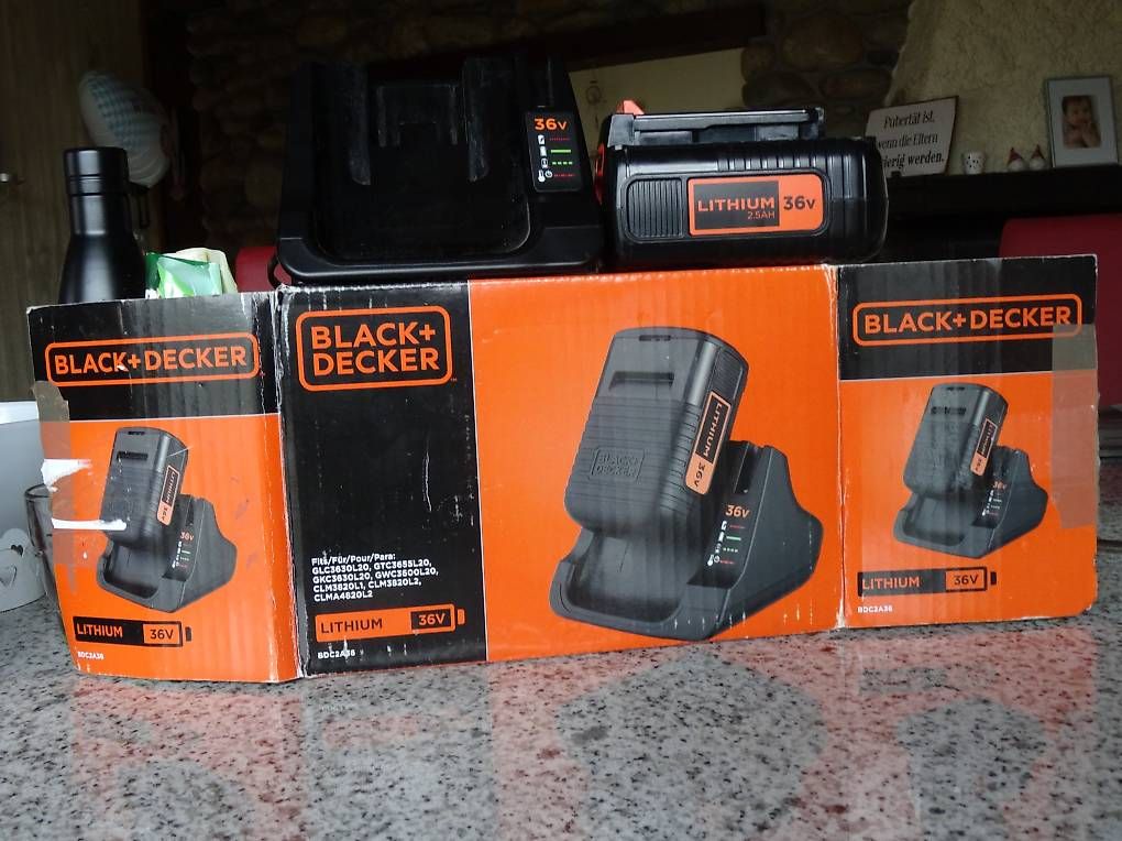 Caricatori & Batterie: Black&Decker Ladegerät und Akku 36Volt – Usato da Buttisholz venduto da buttiholli 4