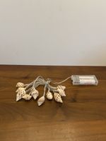 Lichterkette Muscheln Deko warm-weiss LED Batterie 