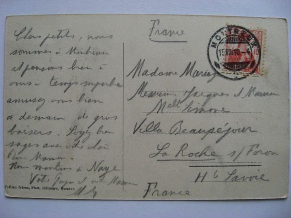 Cartoline postali: AK  Montreux - Vue générale – Usato da Gundetswil venduto da Egro01 1