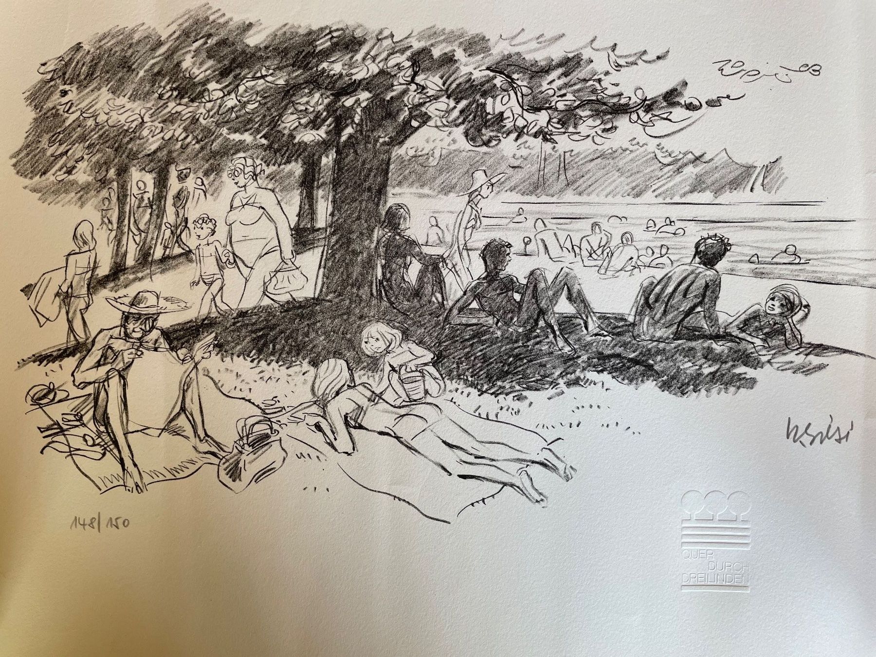 Grafica & Litografie: Lithografien Thema Dreiweihern St.Gallen – Usato da Gais venduto da urbuc 2