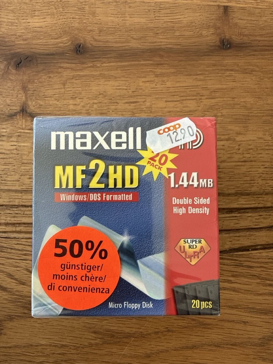 Dischi rigidi: Maxell MF2HD 1.44MB Disketten 20 Stueck neu – Nuovo (secondo la descrizione) da Winterthur venduto da Benjiro11