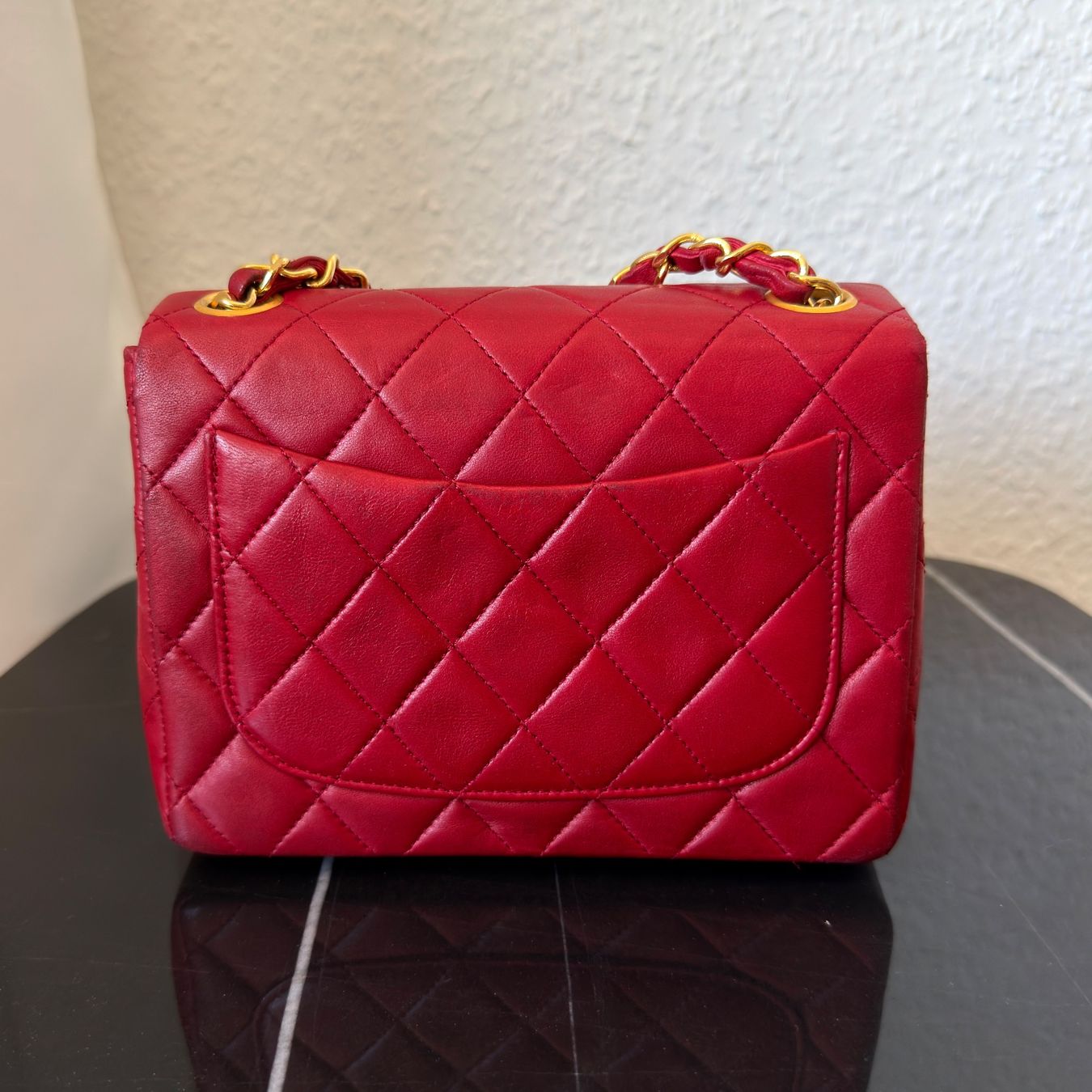 Chanel Borse da donna: RARE Authentique Sac CHANEL Timeless Square rouge – Usato da Carouge GE venduto da loveluxury 4