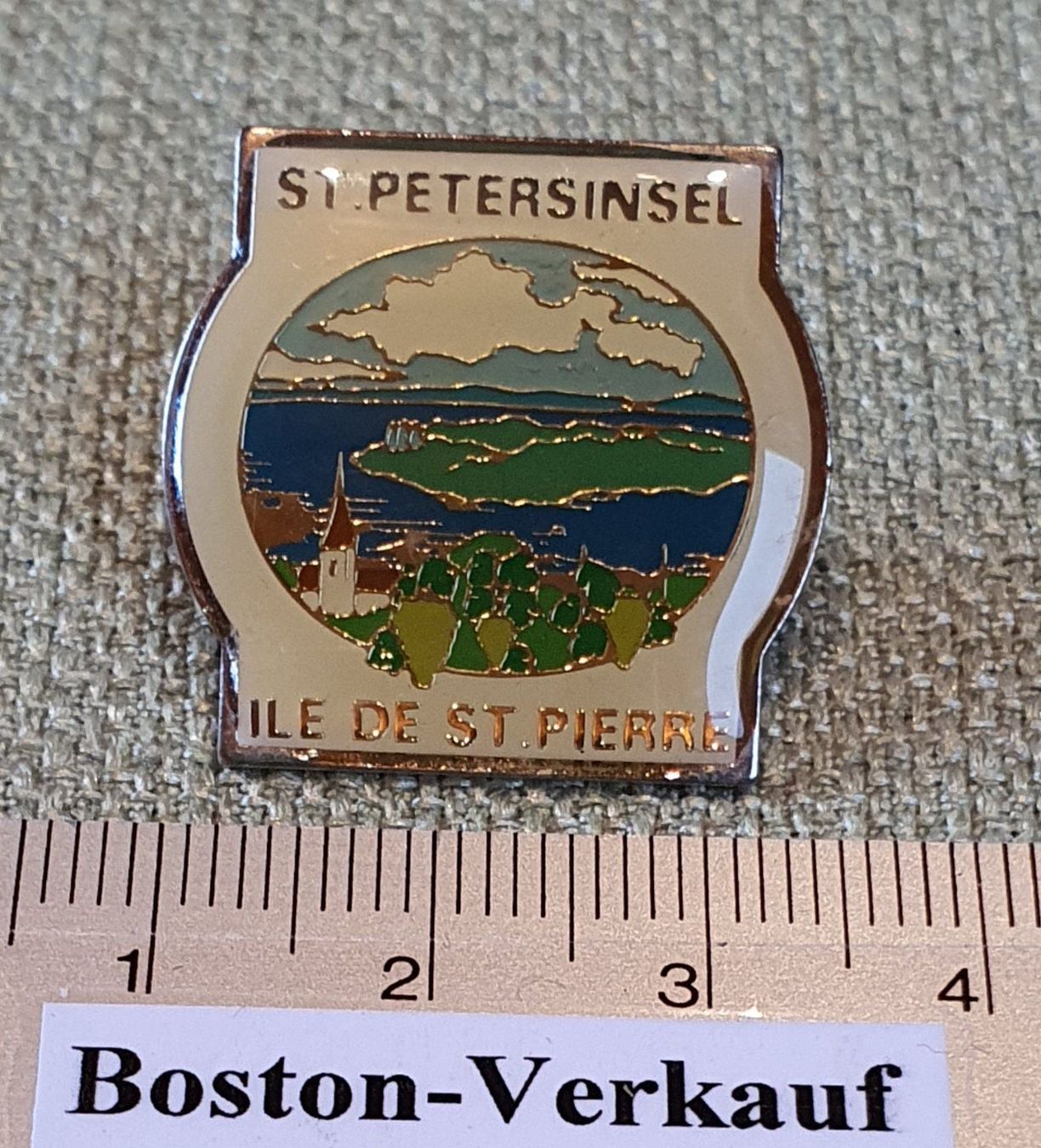 Placchette & Badge: A186 - Pin  St. Petersinsel / St. Pierre – Usato da Reinach BL venduto da Boston-Verkauf 1