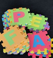 Alphabet Schaumstoffmatten Set gebraucht