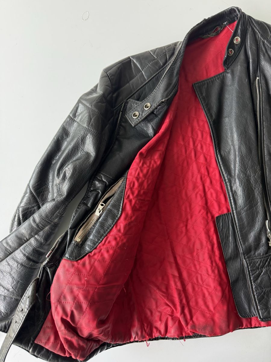 Giacche: Thick Vintage Biker Leather Jacket / Schwarze Lederjacke – Usato da Zürich venduto da forestF4iry 3