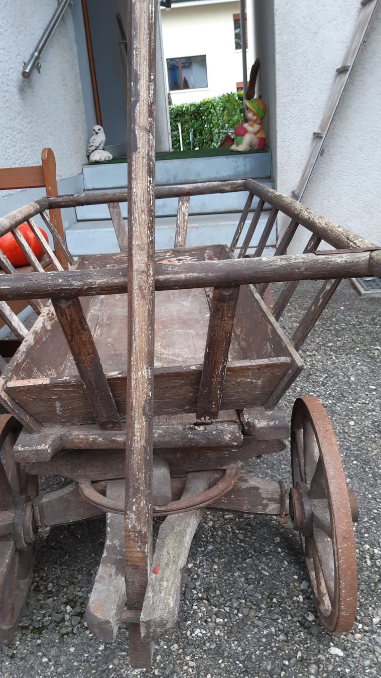 Culle: Leiterwägeli mit Gebrauchsspuren – Usato da Derendingen venduto da MKGartenpflege26 2