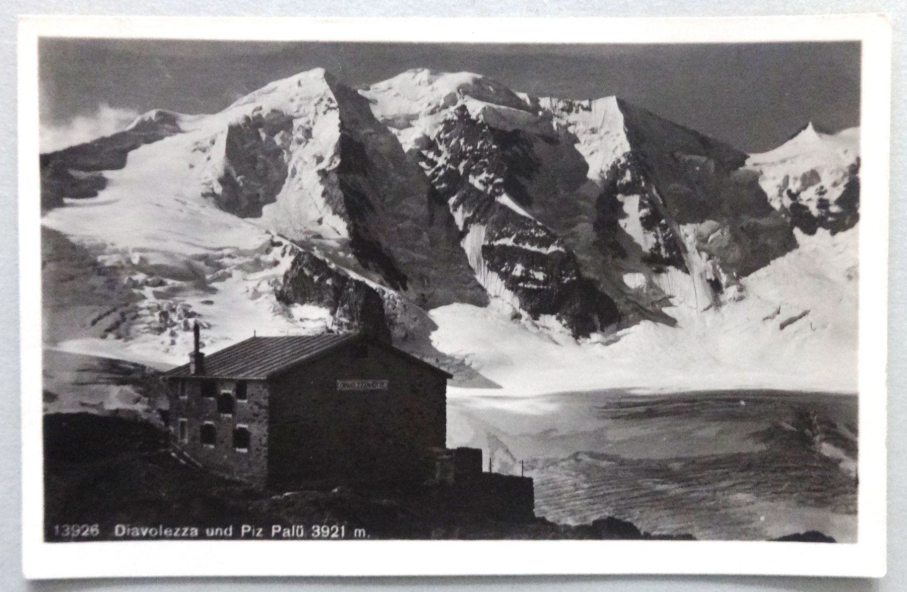 Ansichtskarten: Diavolezza und Piz Palü 392 m – Gebraucht aus Fétigny von Billy2miny