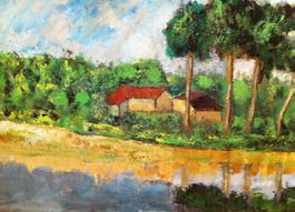 MARIO RONCALLI - VIENNE (FRANCIA)-2011 Olio su tela 30x40 cm