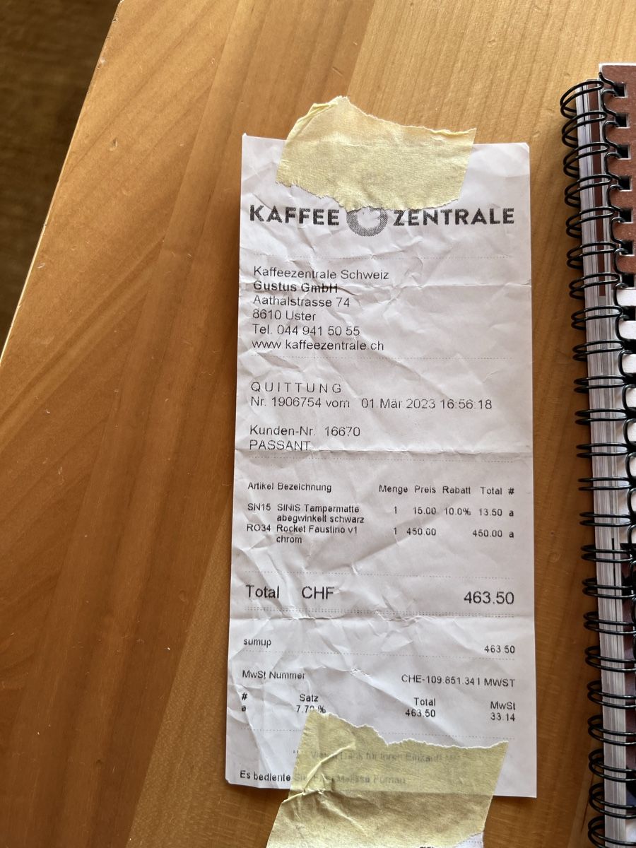 Rocket Küchengeräte: Kaffeemühle  – Gebraucht aus Bauma von chandraop6 2