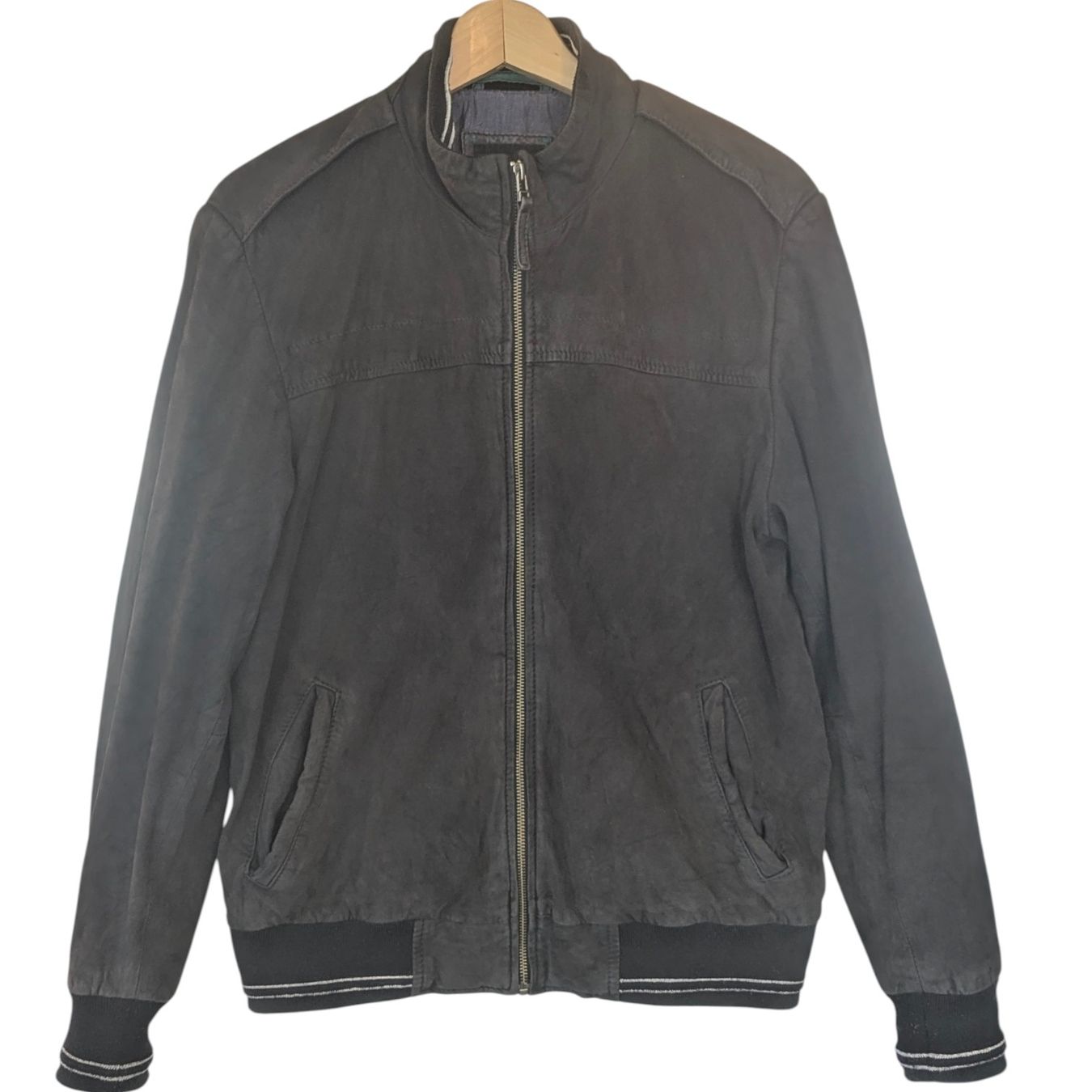 Maddison Giacche: Maddison Weekend Men's Leather Suede Bomber Jacket Size S – Usato da Erlinsbach SO venduto da Meytalien