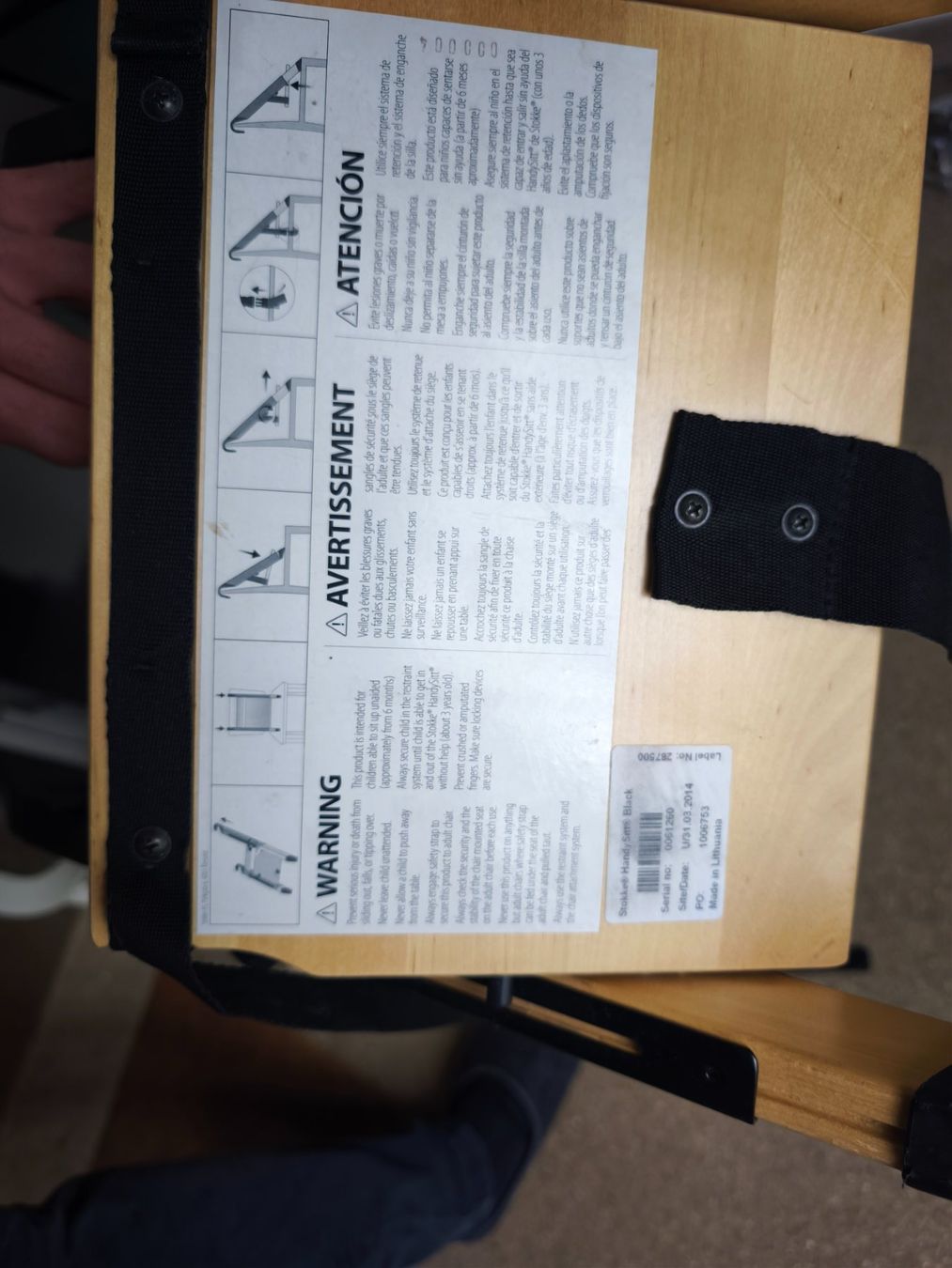 Stokke Seggioloni: STOKKE HAND SITT SITZERHÖHUNG KLEINKINDER – Usato da Goldach venduto da Gipo 7