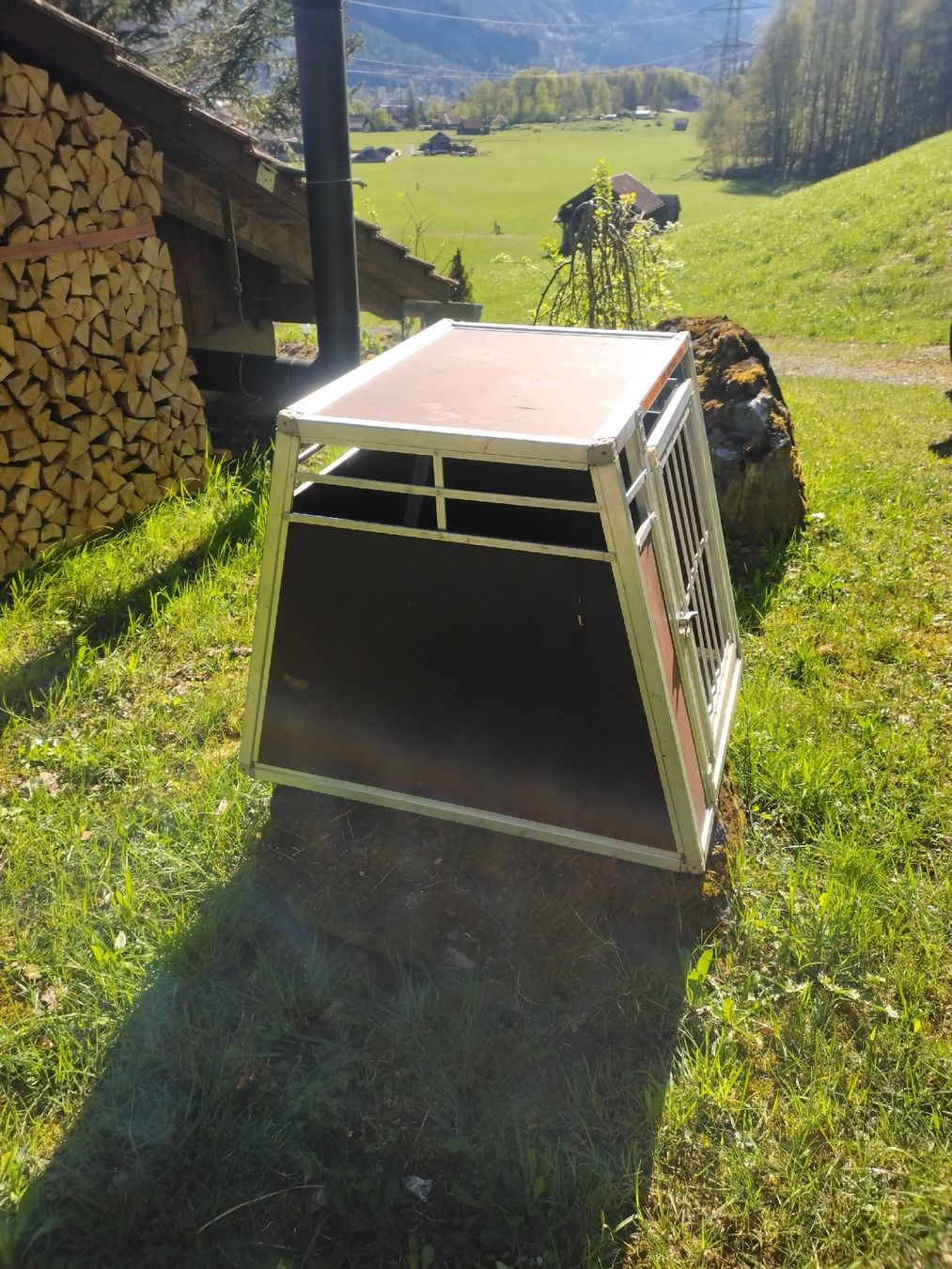 Käfige, Transport & Sicherheit: Alu Hundebox Transportbox – Gebraucht aus Innertkirchen von humpe02 1