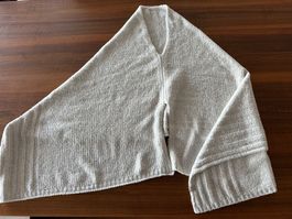Tommy Bahama Poncho, kuschelig, weiss, Gr. S/M - neu
