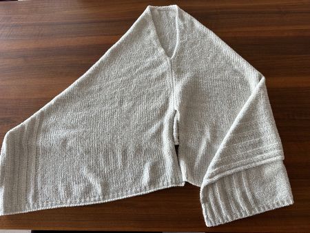 Tommy Bahama Poncho, kuschelig, weiss, Gr. S/M - neu