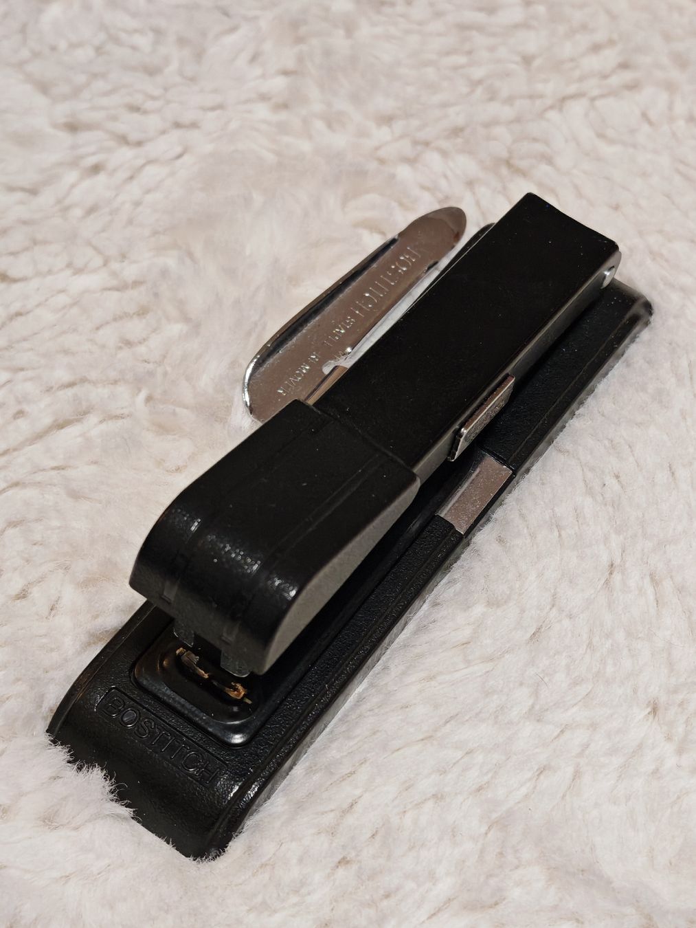 Macchine rilegatrici: Schwarzer Bostitch Heftapparat - Vintage und robust! – Usato da Ehrendingen venduto da Drystara 1