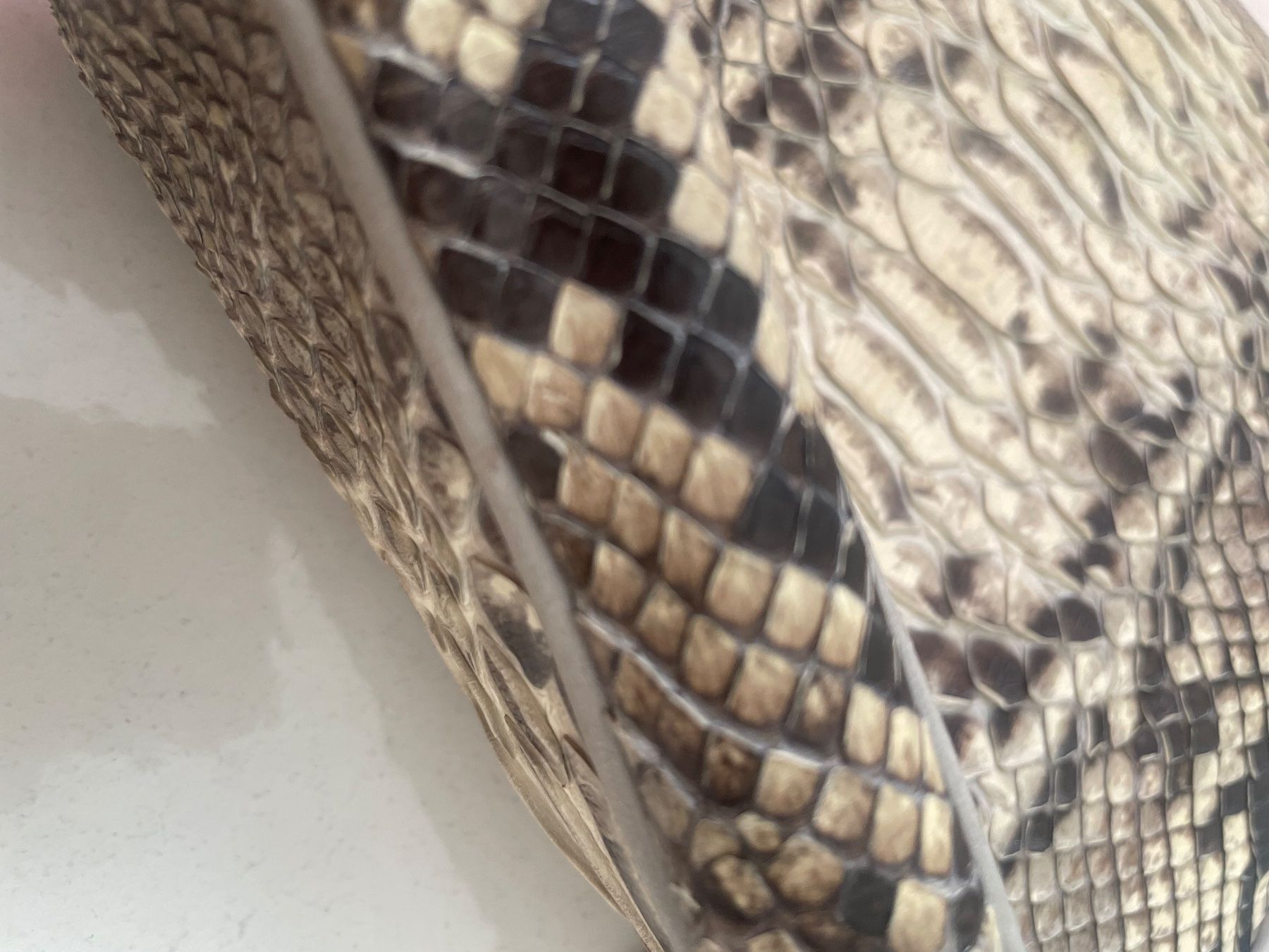 Borse da donna: Linea Fioredini Ascona - Pitone - Echte Python Ledertasche – Usato da Minusio venduto da Pink222 7