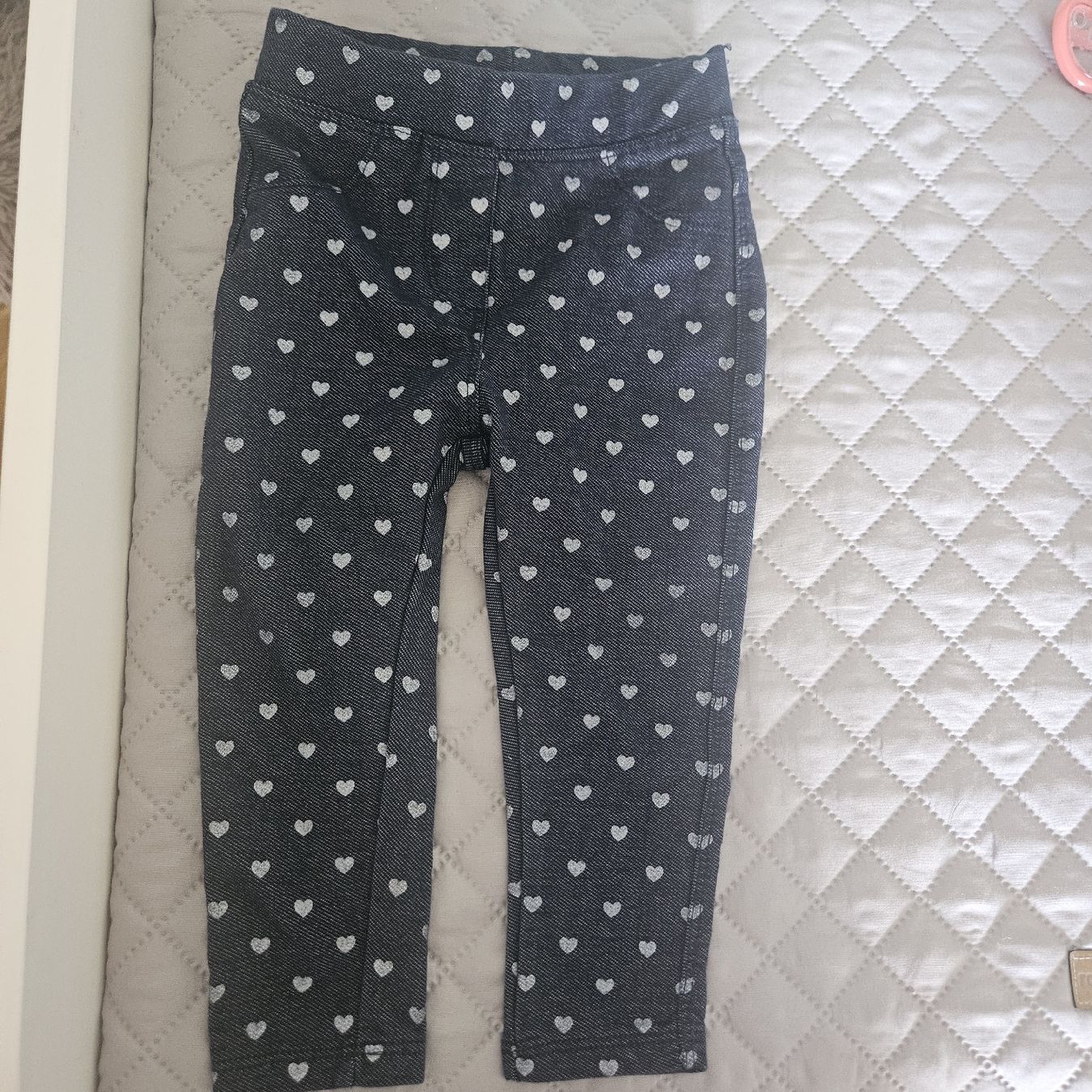 Hosen: Leggings mit Herzen, Grösse 80 – Neu (gemäss Beschreibung) aus Herrliberg von daki0017