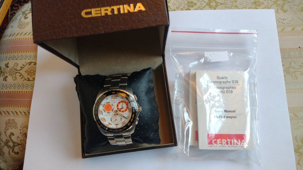 Certina on sale chronograph g10