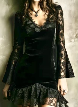 Chic Abito da sera👌 Stile bohémien-tg M/L-nuovo 👌feste