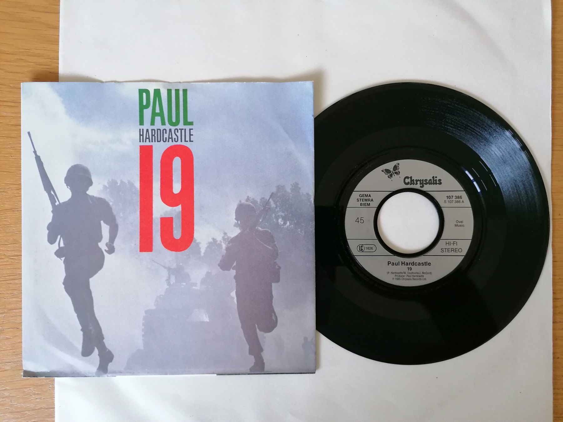 Schallplatten: Paul Hardcastle -- 19 Vinyl 7-inch Single – Gebraucht aus Beinwil am See von Funkthesizer