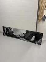 XXL Leinwandbild Nashörner – Schwarz/Weiss – Modern – ca. 15