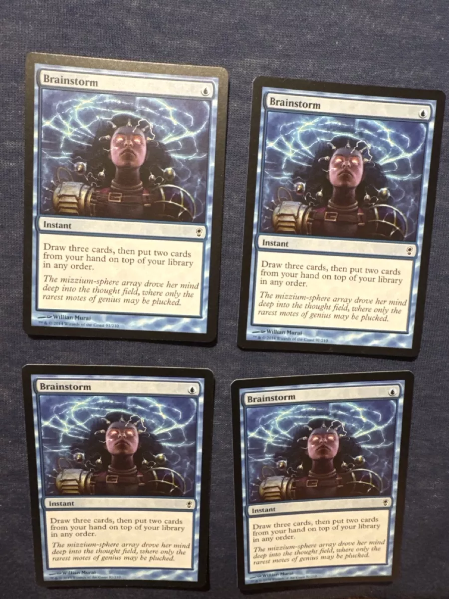 Spiele: Mtg Brainstorm 4x – Gebraucht aus Wallisellen von Fifteen053 1