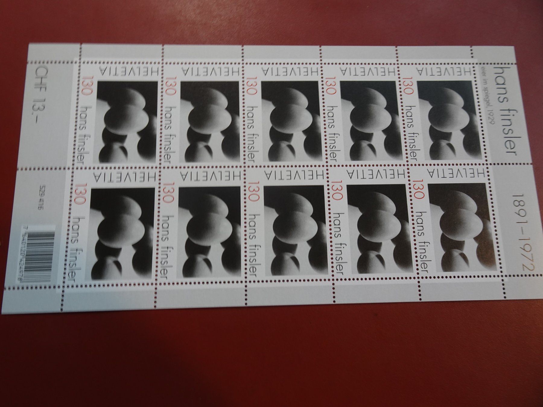 Tutti i francobolli: 1972, KLEINBOGEN HANS FISLER, POSTFRISCH – Usato da Eschenbach SG venduto da eDaisy 1