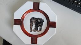 NEU Keramik Aschenbecher Motiv Affen