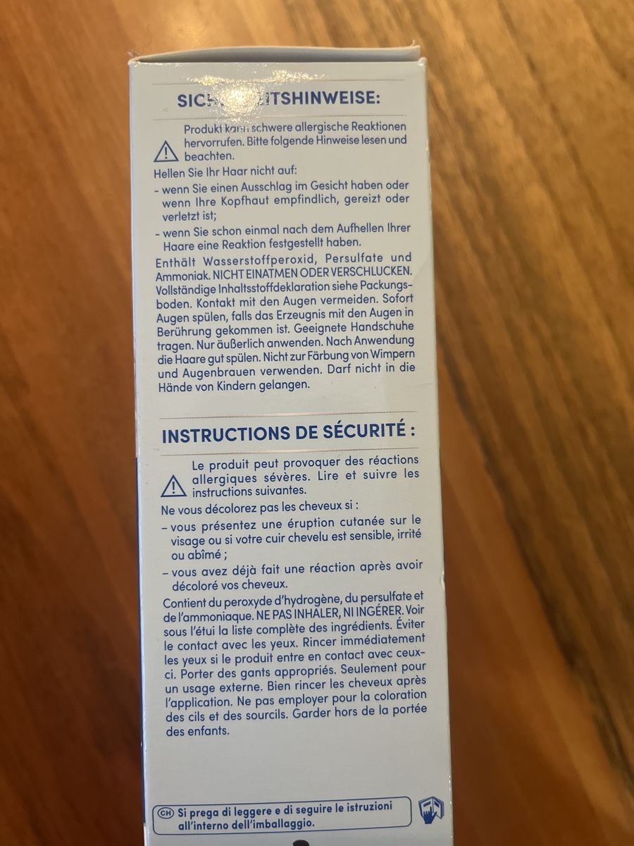 Färbemittel: Haarfärbemittel Blonde Schwarzkopf – Neu und originalverpackt aus Sargans von Pacor 3