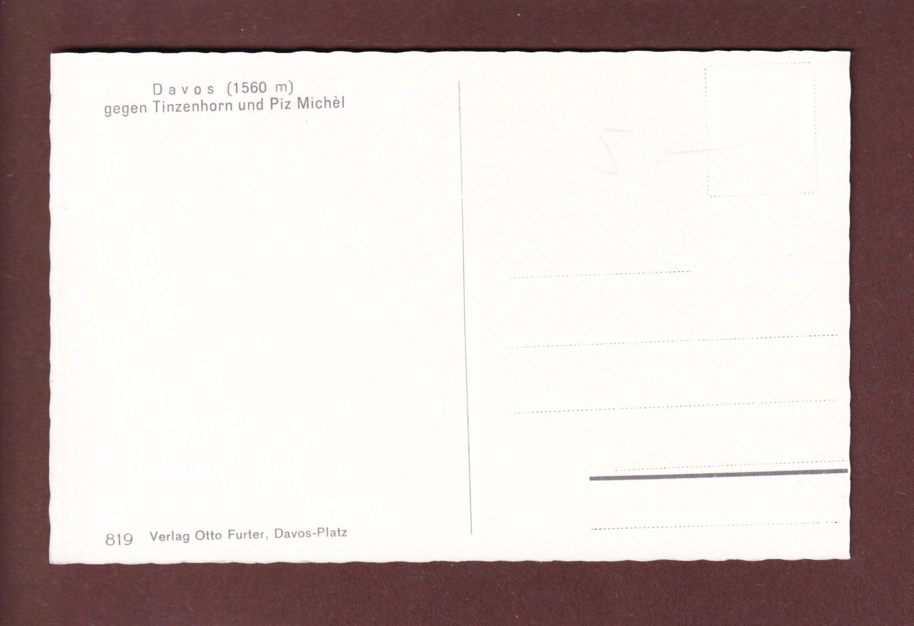 Cartoline postali: DAVOS – Usato da Pully venduto da nicecards 1