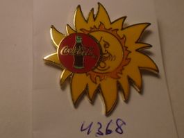 1 Coca Cola Pin Sonne (U368)