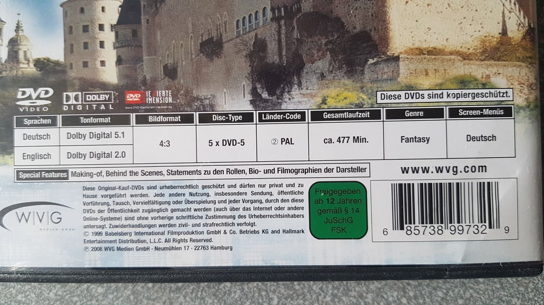 Tous les DVDs: DVD Das 10te Königreich / 5 DVD Box – D'occasion à Oetwil am See par fineli2 1