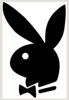 Playboy Hase Aufkleber Gross Formatt