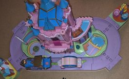 Château Polly Pocket avec train et accessoires 1995