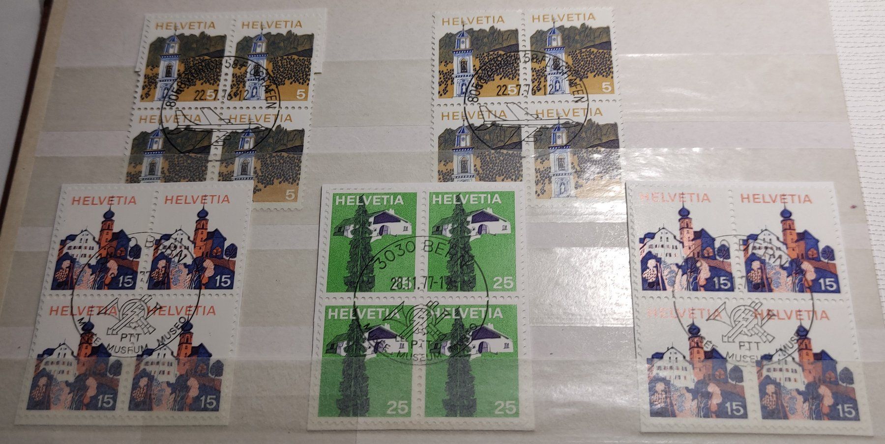 Tutti i francobolli: Diverse Briefmarken Helvetia – Usato da Baar venduto da Maxlee75 1