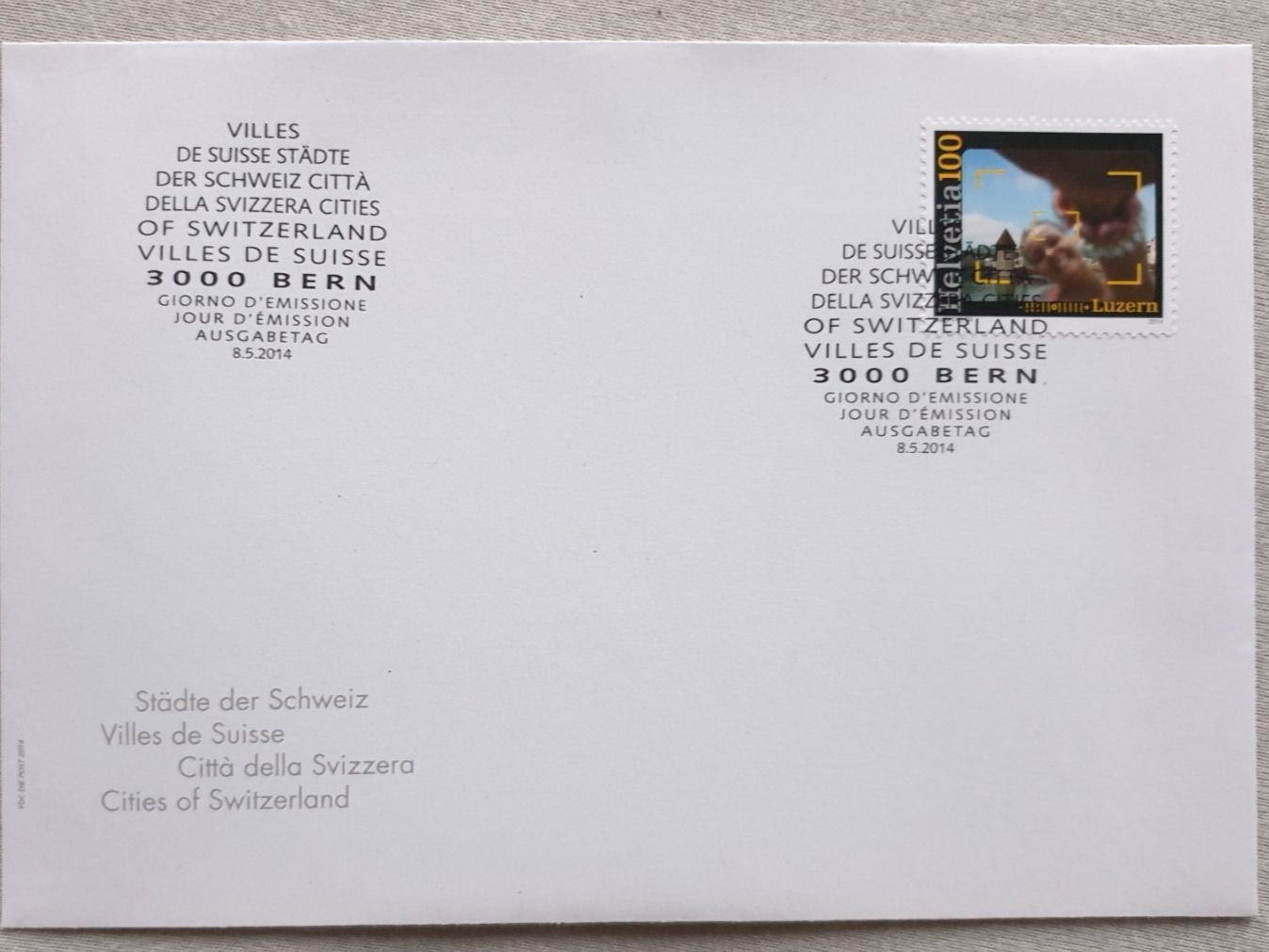 Alle Briefmarken: (665) «Städte der Schweiz III» mit ET – Gebraucht aus Schwarzhäusern von Inot3 4