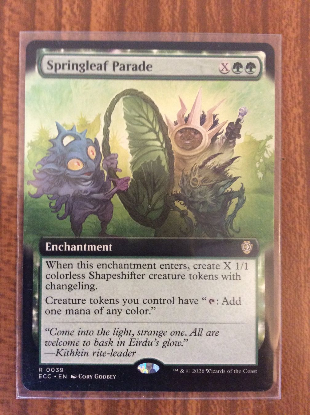 Magic The Gathering Carte collezionabili: MTG - Springleaf Parade (0039 - Extended Art) x1 – Nuovo (secondo la descrizione) da Altdorf UR venduto da Spiel-Chreisel