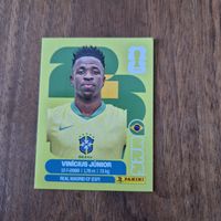 Panini Sticker Vinícius Júnior Brasil 