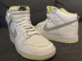 Nike Dunk High Customs Lemon/white