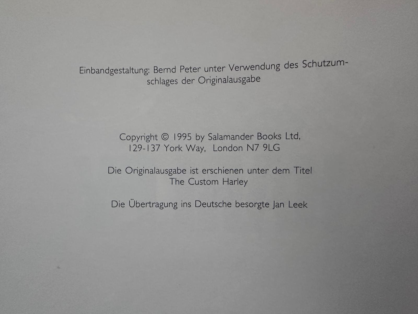 Libri: Custom Harley-Davidson von John Carroll, Arlen Ness – Usato da Bern venduto da Villatech 3