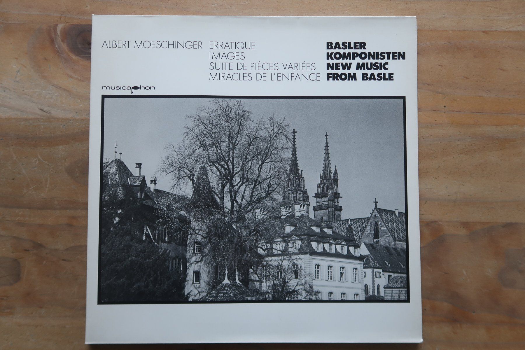 Schallplatten: ALBERT MOESCHINGER - BASLER KOMPONISTEN - VINYL LP – Gebraucht aus Basel von Patiscat