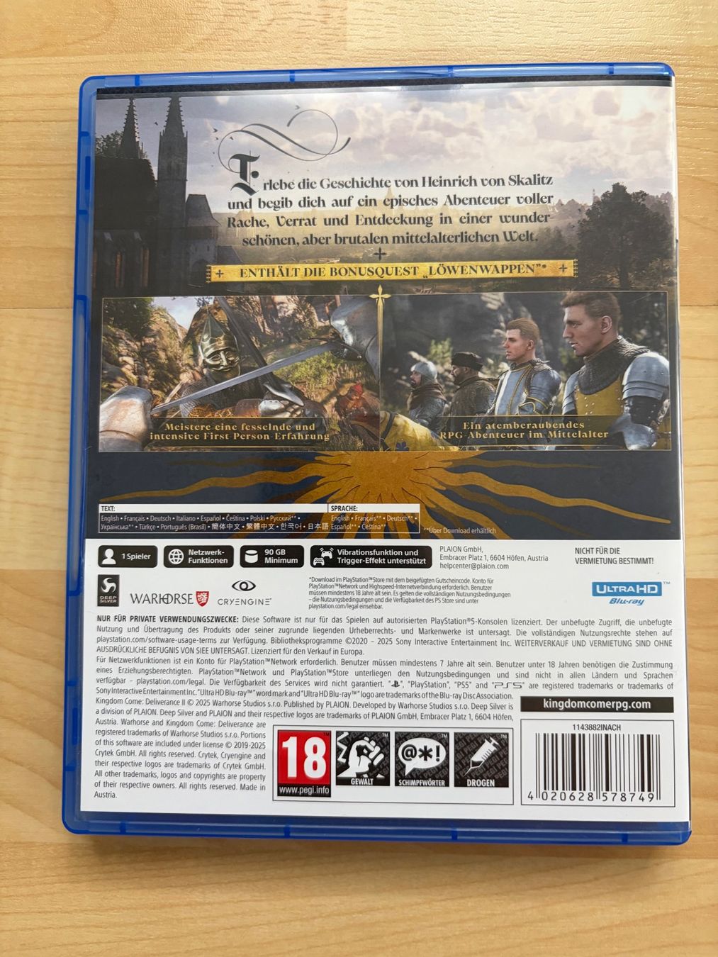 Sony Giochi: Kingdom Come: Deliverance 2 - PS5 – Usato da Kriens venduto da NetSt 2