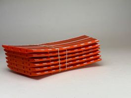 GB1 Faller AMS Steilwandkurve zweispurig 6 x orange