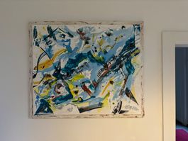 „Flow of impulses“ abstraktes Gemälde,  P.R.Cliffert Unikat