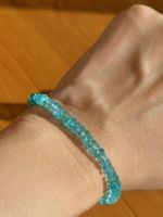 ✨ Apatit Armband facettiert 💎 925 Silber Türkisblau fein